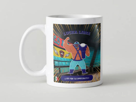 Wrestling - 002 / 11oz MUG with wraparound print