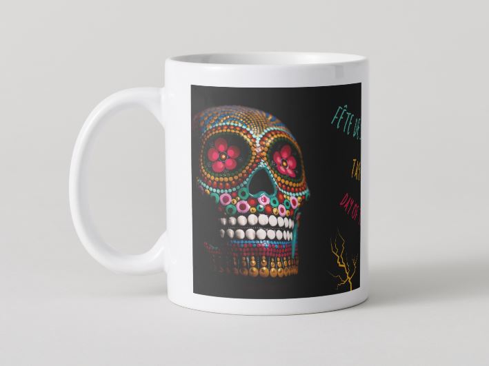 Muertos - 017a / MUG 11oz con impresión envolvente