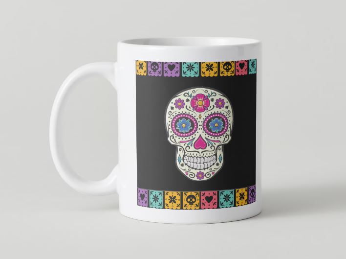 Muertos - 030 / MUG 11oz con impresión envolvente