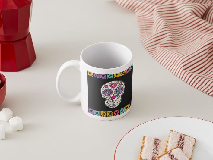 Muertos - 030 / MUG 11oz con impresión envolvente