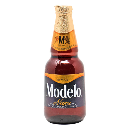 CERVEZA MODELO 355 ML NEGRA - GLASS - caja 12 u