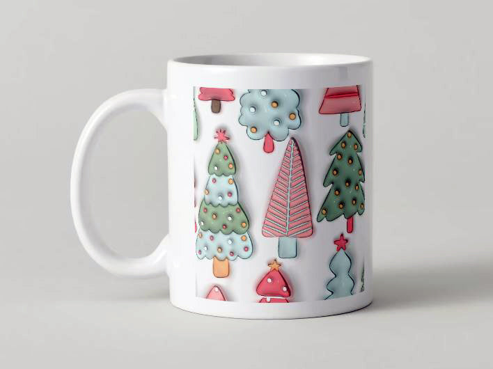 Navidad - 014c / MUG 11oz con impresión envolvente