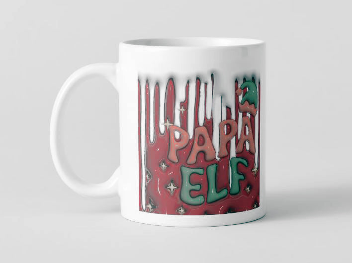 Navidad - 014f / MUG 11oz con impresión envolvente