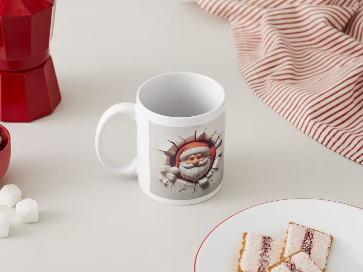 Navidad - 001d / MUG 11oz con impresión envolvente