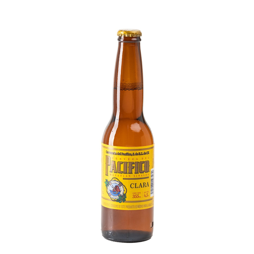 CERVEZA PACIFICO 355 ML CLARA - GLASS - caja 24 u