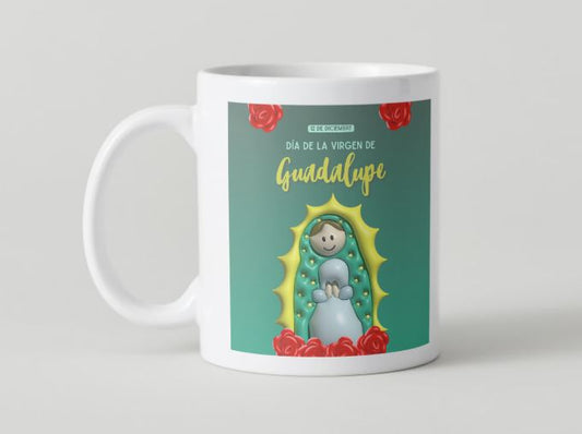 Religión 004 Virgen / MUG 11oz con impresión envolvente