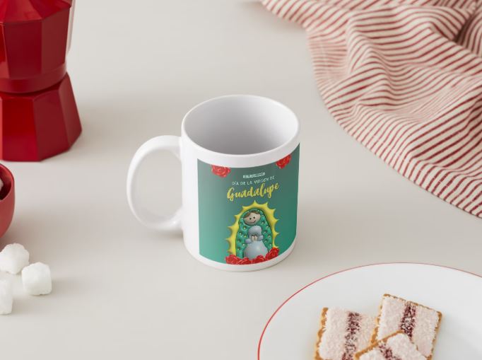 Religión 004 Virgen / MUG 11oz con impresión envolvente