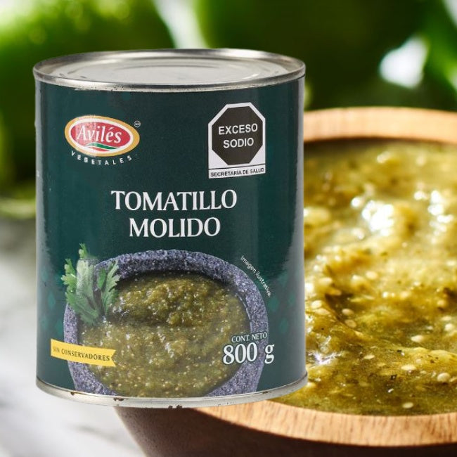 AVILES Green Ground Tomatillo (Can) 800 gr.